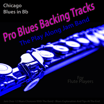 Flute Chicago Blues in Bb Pro Blues Backing Tracks