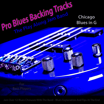 Bass Chicago Blues in G Pro Blues Backing Tracks
