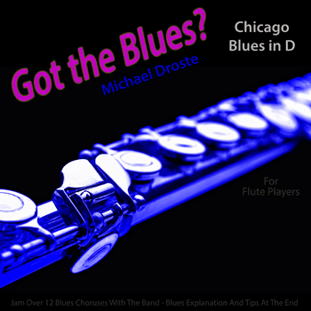 Flute Chicago Blues in D Got The Blues