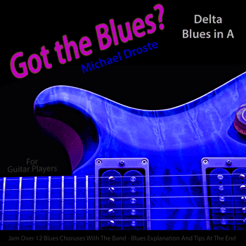 Guitar Laid Back Delta Blues in A Got The Blues