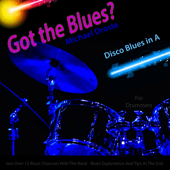 Drums Disco Blues in A Play The Blues