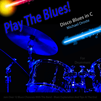 Drums Disco Blues in C Play The Blues