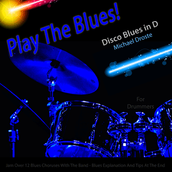 Drums Disco Blues in D Play The Blues